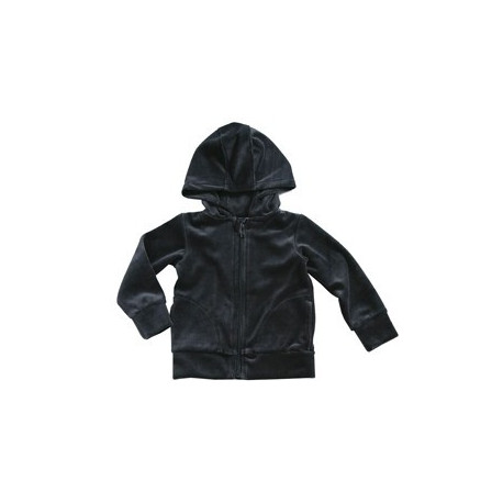 sweat à capuche en velours marine gris (98-116) sweat à capuche en velours marine gris (98-116)