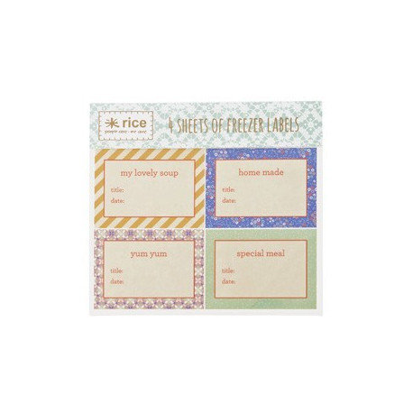 set stickers étiquettes 'freezer labelling' set stickers étiquettes 'freezer labelling'