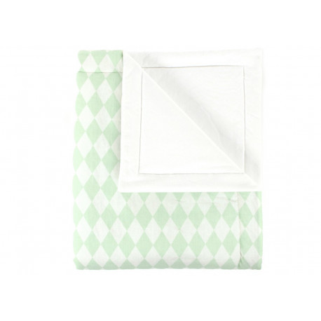 mini couverture Copenhague losanges verts (70x80) mini couverture Copenhague losanges verts (70x80)
