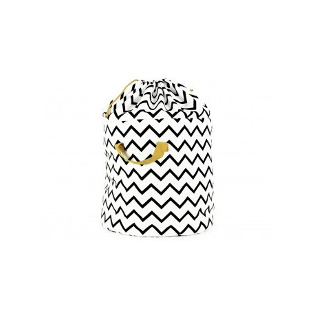 sac de rangement Baobab zigzag noir - small sac de rangement Baobab zigzag noir - small