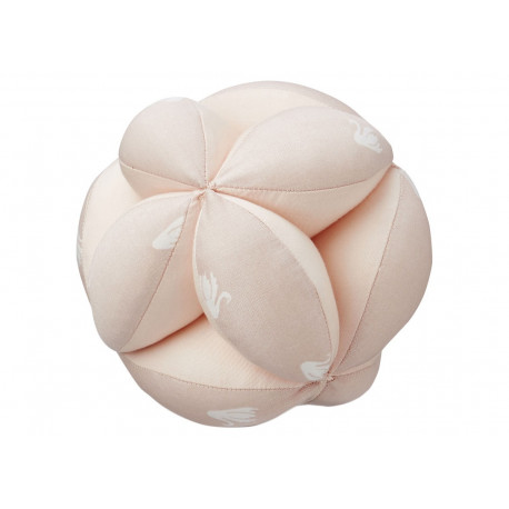 Schöner Greifball mit Rassel 'Rose' Schöner Greifball mit Rassel 'Rose'