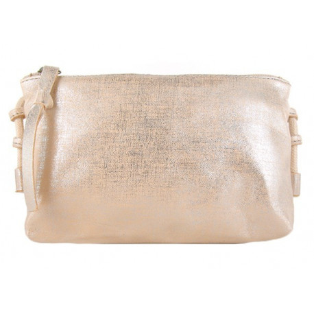 Glänzende kleine Lederhandtasche 'Filament' Glänzende kleine Lederhandtasche 'Filament'