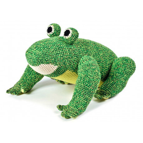 Großer handgehäkelter Frosch Großer handgehäkelter Frosch