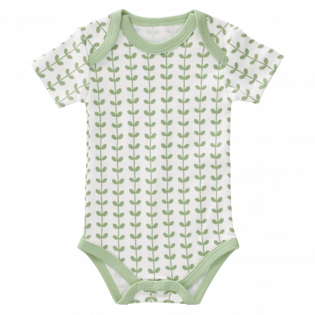 Kurzärmliger Babybody 'Leaves Mint' Kurzärmliger Babybody 'Leaves Mint'