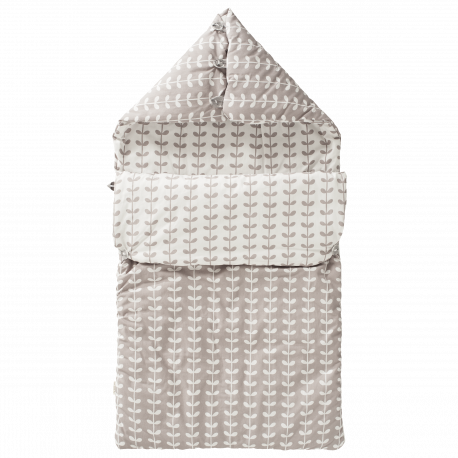 Schöner Fußsack 'Leaves Grey' Schöner Fußsack 'Leaves Grey'