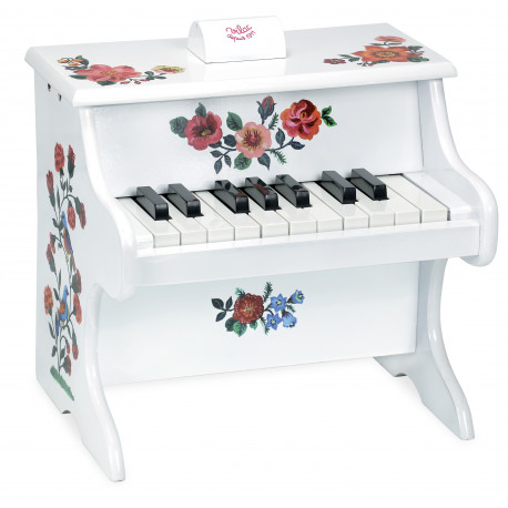 Wunderschönes Kinderpiano mit Blumen Wunderschönes Kinderpiano mit Blumen