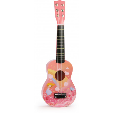 Schöne Kindergitarre aus Holz 'Regenbogen' Schöne Kindergitarre aus Holz 'Regenbogen'