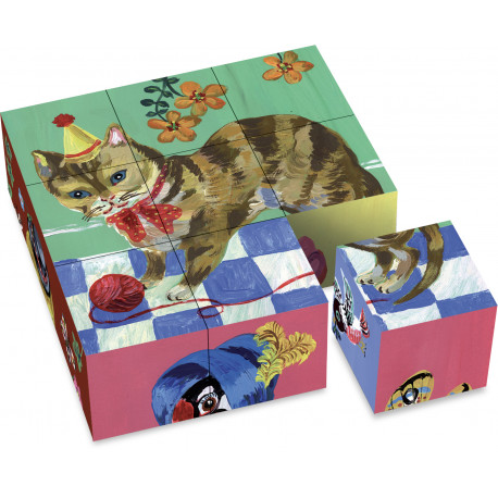 Wunderschönes Bilderwürfel-Puzzle Wunderschönes Bilderwürfel-Puzzle
