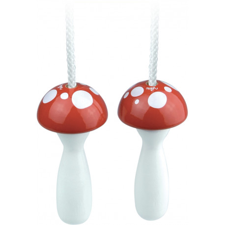 Lustiges Springseil mit Pilz-Handgriffen Lustiges Springseil mit Pilz-Handgriffen