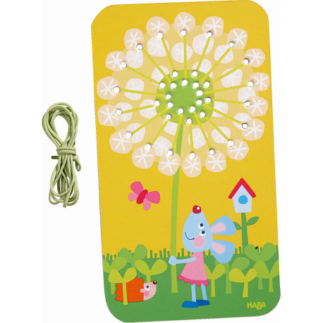 Fröhliches Fädelspiel 'Pusteblume' Fröhliches Fädelspiel 'Pusteblume'