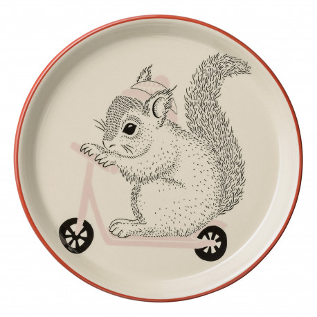 Keramikteller 'Mollie Squirrel' (Ø 20cm) Keramikteller 'Mollie Squirrel' (Ø 20cm)