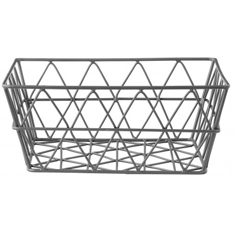 Trendy schwarzer Drahtkorb aus Metall Trendy schwarzer Drahtkorb aus Metall