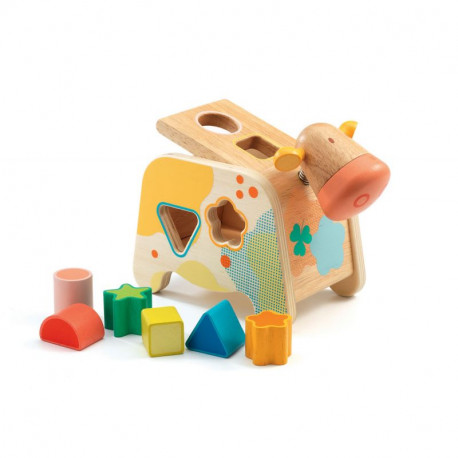 Steckspiel aus Holz 'Maggy die Kuh' Steckspiel aus Holz 'Maggy die Kuh'