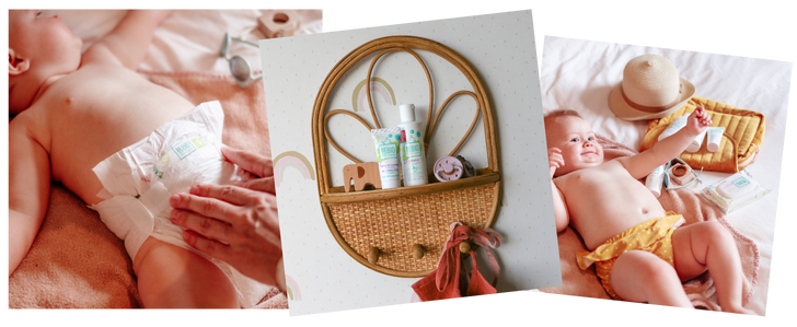 Toilette und Babypflege